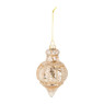 Kerstbal ornament goudkleurig - glas