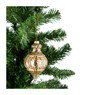 Kerstbal ornament goudkleurig - glas