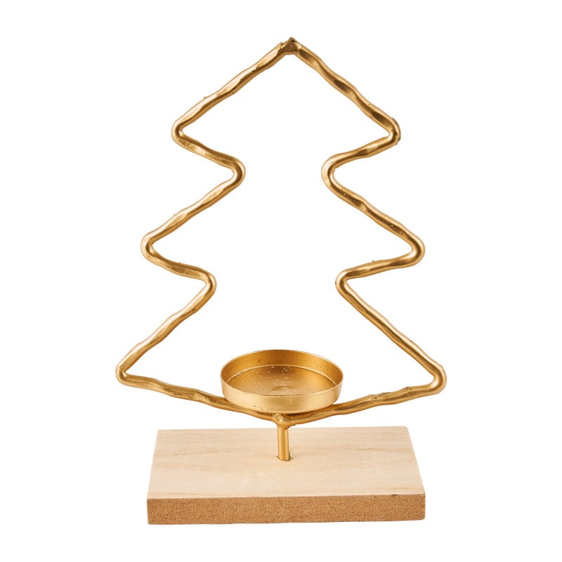 Theelichthouder kerstboom