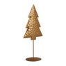 Kerstboom op standaard - goud - 27,8 cm