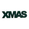 X-Mas letters - groen - 30 cm