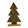 Kerstboom luipaard - Groen - 26 cm