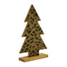 Kerstboom luipaard - Groen - 26 cm