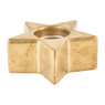 Theelichthouder kerstster - 4 cm