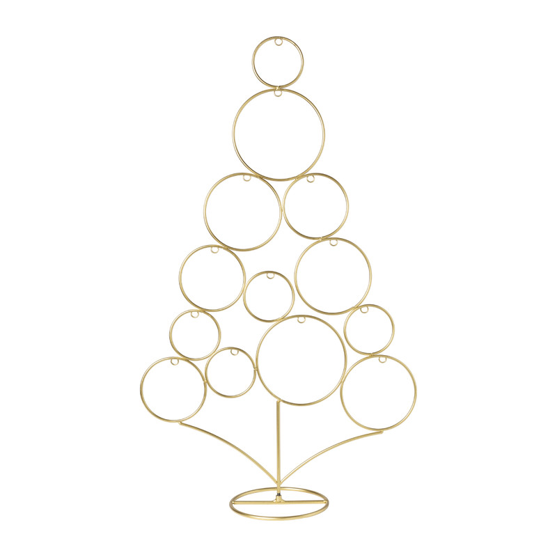 Kerstboom standaard - goud - 17x48x78 cm