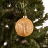 Kerstbal mat - Goud - ø8 cm