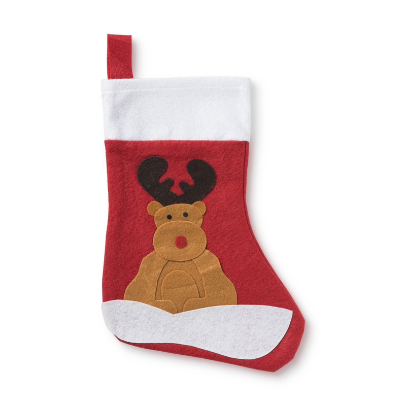 Kerstsok vilt - diverse varianten - 32x21.5x1 cm