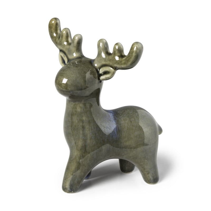 Rendier beeldje - diverse kleuren - 14.5 cm 