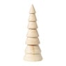Kerstboom hout - naturel - ø9.5x27.5