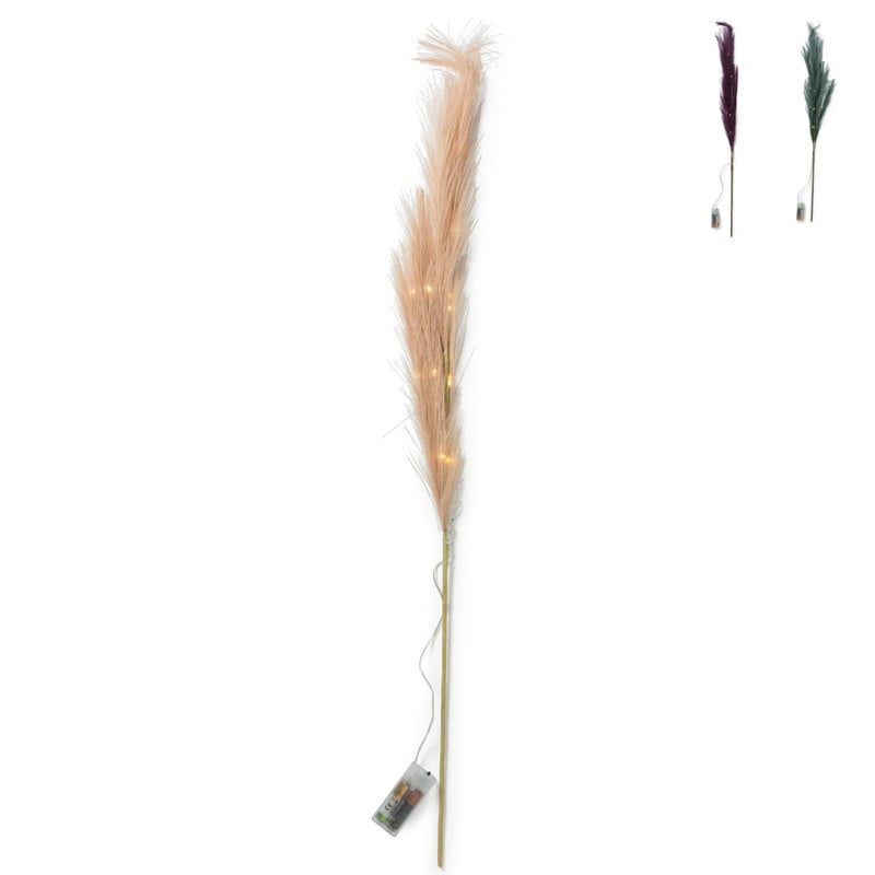 Pluimen met lampjes - diverse varianten - 100 cm