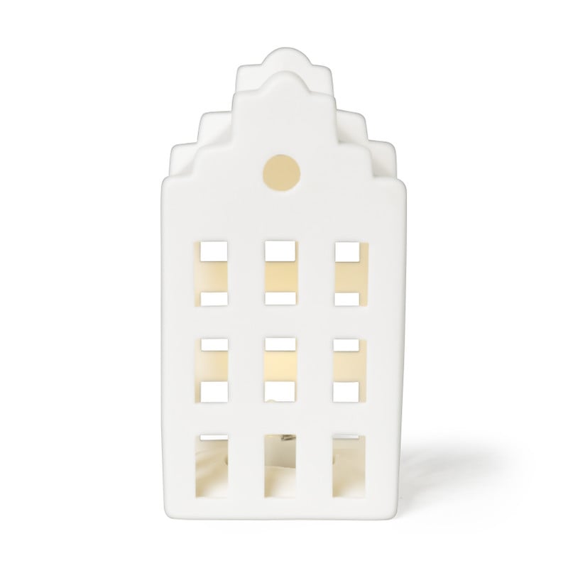LED huis - wit - ø6.6x12.3 cm