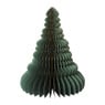 Papieren kerstboom - groen - 30 cm
