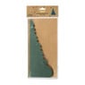 Papieren kerstboom - groen - 30 cm