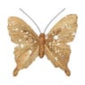 Vlinder op clip - set van 3 - 10.5x23.5x2.5 cm