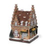 Kersthuis Xenos met licht - 12x7.8x7.8 cm