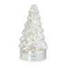 Kerstboom glas klein - LED - ø7x12 cm