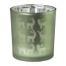 Theelicht rendier - groen en wit