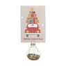 Kaarthouders kerstballen - goudkleurig - set van 4