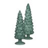 Kerstboom beeldje klein - groen - ø8x24.5 cm