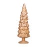 Kerstboom beeldje groot - goud -  ø8x30 cm