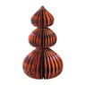 Kerstboom papier clashing colours - 20 cm