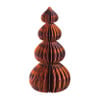 Kerstboom papier clashing colours - 26 cm