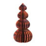 Kerstboom papier clashing colours - 26 cm