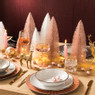 Kerstboom - roze - 25 cm 