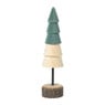 Kerstboom hout - bruin/groen - ø5x19 cm