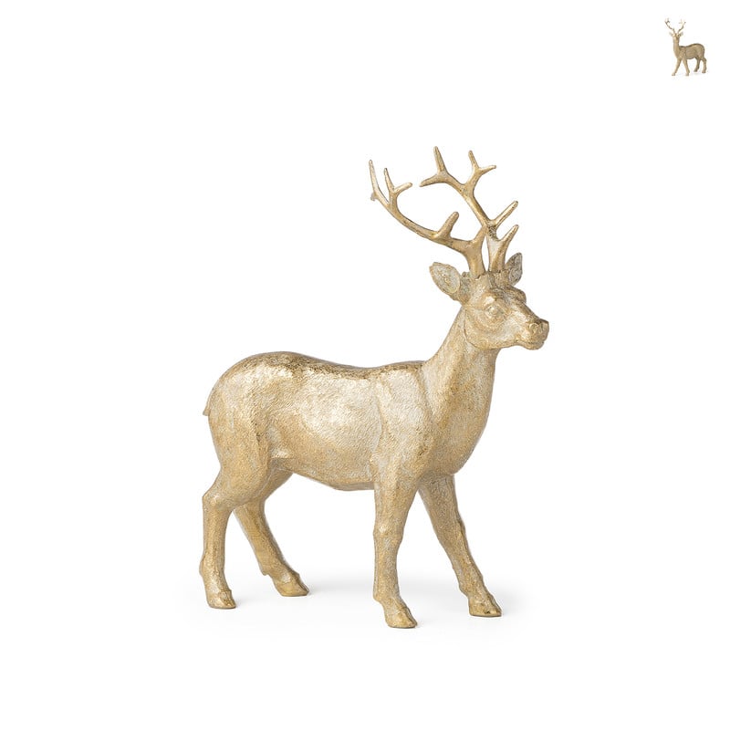 Rendier - goud - 16 cm - diverse varianten