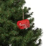 Kerst brievenbus - rood - 8.5x5.5x6 cm