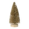 Kerstboompje metallic - 6x12.5 cm - diverse varianten