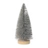 Kerstboompje metallic - 6x12.5 cm - diverse varianten
