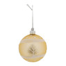 Kerstbal goud - kerstboom stippen - 8 cm