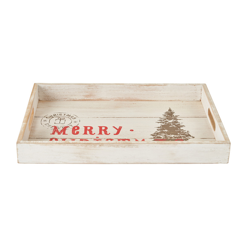 Dienblad Merry Christmas - 35x25x4 cm