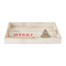 Dienblad Merry Christmas - 35x25x4 cm