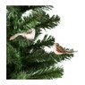 Vogel op clip - naturel - 9 cm - diverse varianten