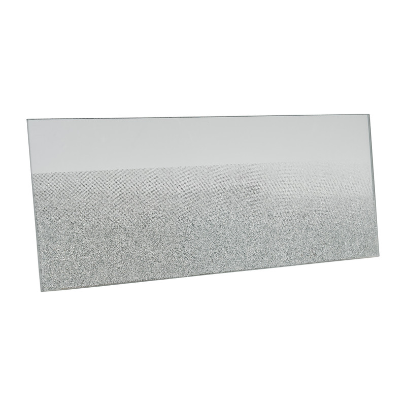 Spiegel onderzetter glitter - 17x11 cm