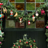 Kerstboompjes op clip - kerstballen - set van 4