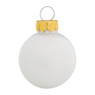 Kerstbal mini - zwart/wit/goud - set van 16