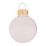 Kerstbal mini - zwart/wit/goud - set van 16