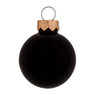 Kerstbal mini - zwart/wit/goud - set van 16