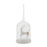 Kersthanger stolp - unicorn - 7x12 cm