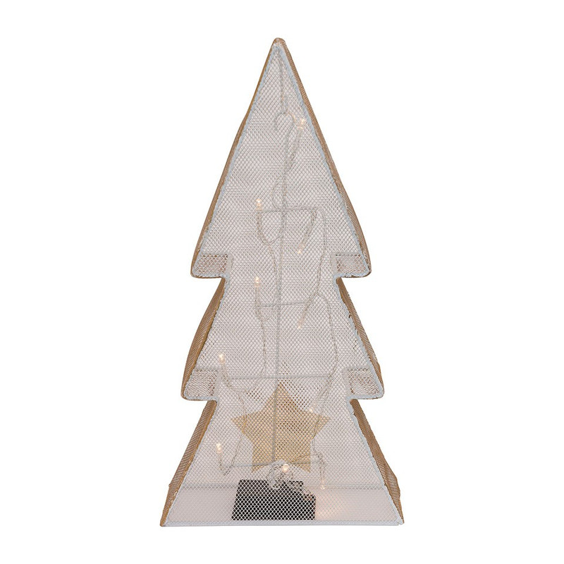 Kerstfiguur met verlichting - kerstboom 