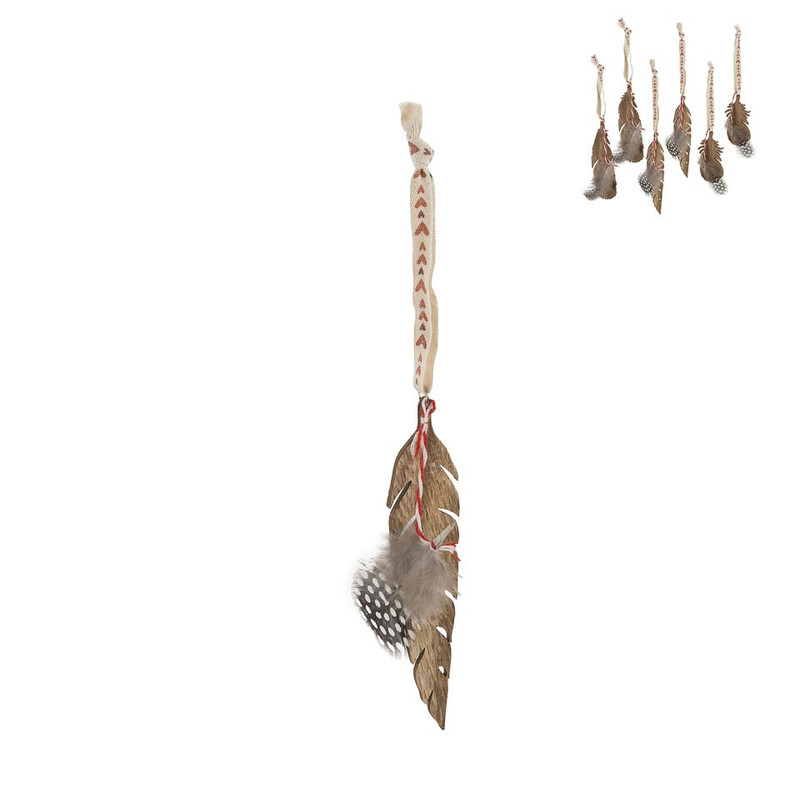 Hanger veertje - hout