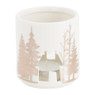 Theelichthouder bos - 8x8.5 cm