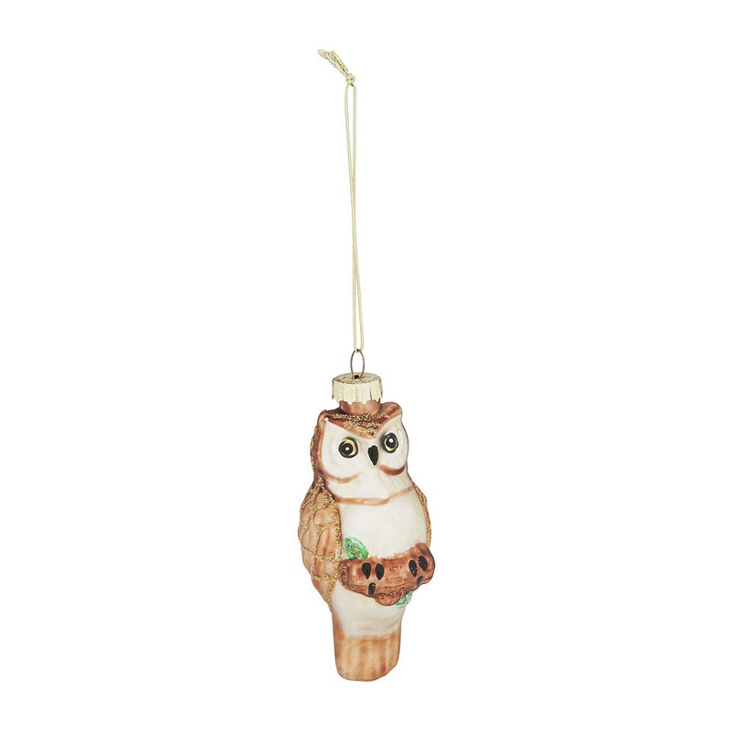 Kersthanger uil - 10 cm 