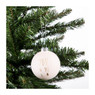 Kerstbal mat - you&me - wit