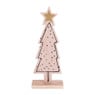 Kerstboom hout - stipjes - 9x25 cm