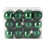 Kerstballen set groen - 24st